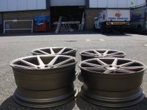 NEW 19 INCH ISPIRI ISR8 ALLOY WHEELS IN MATT CARBON BRONZE WITH DEEPER CONCAVE 9.5" REAR OPTION 5x112