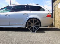 NEW 19 INCH ISPIRI ISR8 ALLOY WHEELS IN MATT CARBON BRONZE WITH DEEPER CONCAVE 9.5" REAR OPTION 5x112