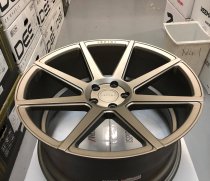 NEW 20 INCH ISPIRI ISR8 ALLOY WHEELS IN MATT CARBON BRONZE WITH DEEPER CONCAVE 10" REAR OPTION 5x112