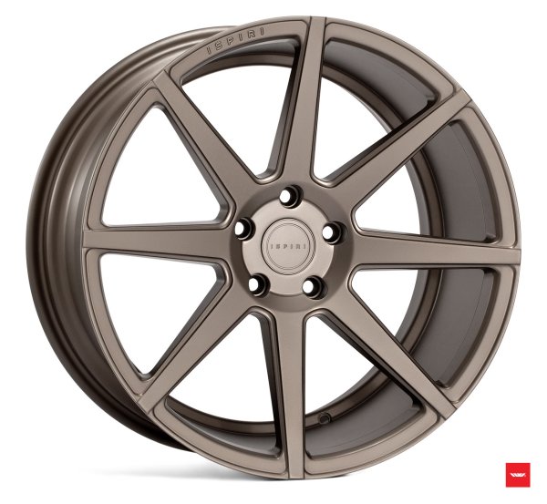 NEW 20 INCH ISPIRI ISR8 ALLOY WHEELS IN MATT CARBON BRONZE WITH DEEPER CONCAVE 10" REAR OPTION 5x112