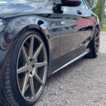 NEW 20 INCH ISPIRI ISR8 ALLOY WHEELS IN MATT CARBON BRONZE WITH DEEPER CONCAVE 10" REAR OPTION 5x112