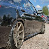 NEW 20 INCH ISPIRI ISR8 ALLOY WHEELS IN MATT CARBON BRONZE WITH DEEPER CONCAVE 10" REAR OPTION 5x112