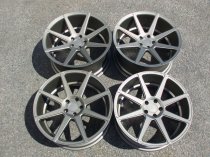NEW 20 INCH ISPIRI ISR8 ALLOY WHEELS IN MATT CARBON BRONZE WITH DEEPER CONCAVE 10" REARS 5x120