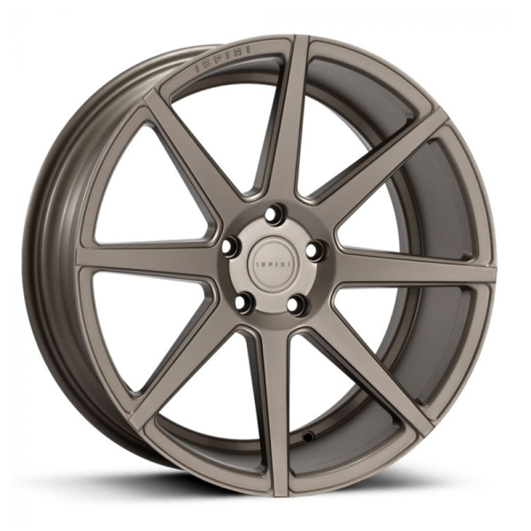 NEW 20 INCH ISPIRI ISR8 ALLOY WHEELS IN MATT CARBON BRONZE WITH DEEPER CONCAVE 10" REARS 5x120