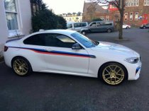 NEW 19 INCH ISPIRI ISR6 ALLOY WHEELS IN MATT CARBON GOLD, DEEPER CONCAVE 9.5" ALL ROUND 5x112