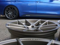 NEW 20 INCH ISPIRI ISR6 ALLOY WHEELS IN MATT CARBON BRONZE WITH DEEPER CONCAVE 10" REARS 5x120