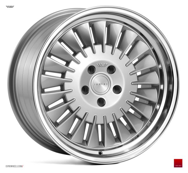 NEW 18 INCH ISPIRI CSR1D DIRECTIONAL ALLOY WHEELS IN SILVER WITH POLISHED DISH, DEEPER 9.5" ALL ROUND 5x112
