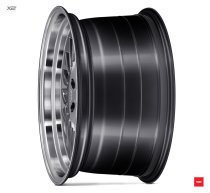 NEW 18 INCH ISPIRI CSR1D DIRECTIONAL ALLOY WHEELS IN CARBON GRAPHITE WITH POLISHED DISH, DEEPER 9.5" ALL ROUND 5x112