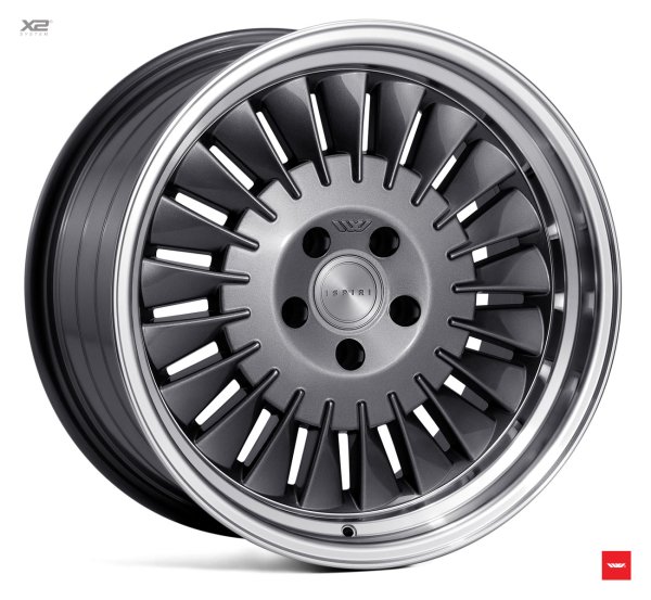 NEW 19 INCH ISPIRI CSR1D ALLOY WHEELS IN CARBON GRAPHITE WITH POLISHED LIP, DEEPER 10" ALL ROUND 5x112