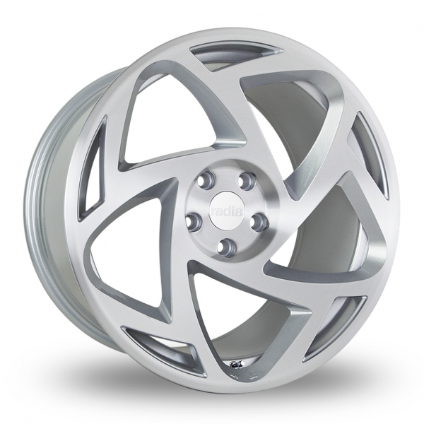 NEW 18 INCH RADI8 R8 S5 ALLOY WHEELS IN MATT SILVER WITH MATT POLISHED FACE 5x112