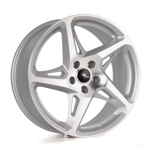 NEW 19 INCH RIVER RVR R4 ALLOY WHEELS IN MATT SILVER WITH MATT POLISHED FACE 5x112