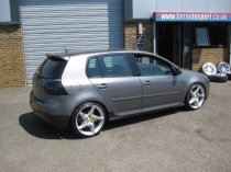 NEW 19 INCH RIVER RVR R4 ALLOY WHEELS IN MATT SILVER WITH MATT POLISHED FACE 5x112