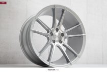 NEW 20 INCH VEEMANN V-FS24 ALLOY WHEELS IN SILVER MACHINED, DEEPER CONCAVE 10" ALL ROUND 5x112