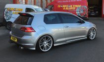 NEW 20 INCH VEEMANN V-FS24 ALLOY WHEELS IN SILVER MACHINED, DEEPER CONCAVE 10" ALL ROUND 5x112