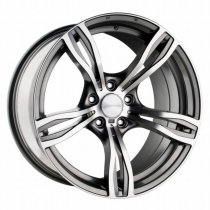 NEW 19" AVANT GARDE M355 ALLOY WHEELS IN GUNMETAL WITH POLISHED FACE AND DEEPER CONCAVE 10" REAR