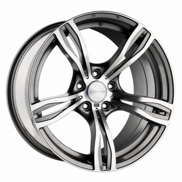 NEW 19 INCH AVANT GARDE M355 ALLOY WHEELS IN GUNMETAL WITH POLISHED FACE AND DEEPER CONCAVE 10" REAR 5x120