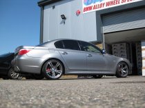 NEW 19 INCH AVANT GARDE M355 ALLOY WHEELS IN GUNMETAL WITH POLISHED FACE AND DEEPER CONCAVE 10" REAR 5x120