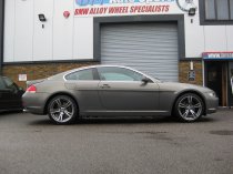 NEW 19" AVANT GARDE M355 ALLOY WHEELS IN GUNMETAL WITH POLISHED FACE AND DEEPER CONCAVE 10" REAR