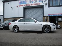 NEW 19 INCH AVANT GARDE M355 ALLOY WHEELS IN GUNMETAL WITH POLISHED FACE AND DEEPER CONCAVE 10" REAR 5x120