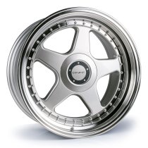NEW 18″ DARE DR F5 ALLOY WHEELS IN SILVER WITH POLISHED DISH, WIDER 9.5″ REAR OPTION