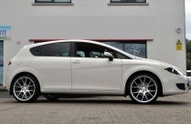 NEW 19 INCH VEEMANN V-FS23 ALLOY WHEELS IN SILVER MACHINED WITH DEEPER CONCAVE 9.5" REARS 5x112