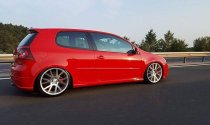 NEW 19 INCH VEEMANN V-FS23 ALLOY WHEELS IN SILVER MACHINED WITH DEEPER CONCAVE 9.5" REARS 5x112