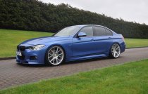 NEW 19 INCH VEEMANN V-FS23 ALLOY WHEELS IN SILVER MACHINED WITH DEEPER CONCAVE 9.5" REARS 5x112
