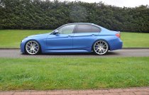 NEW 20 INCH VEEMANN V-FS23 ALLOY WHEELS IN SILVER MACHINED WITH DEEPER CONCAVE 10" REARS 5x112