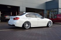 NEW 20 INCH VEEMANN V-FS23 ALLOY WHEELS IN SILVER MACHINED WITH DEEPER CONCAVE 10" REARS 5x112
