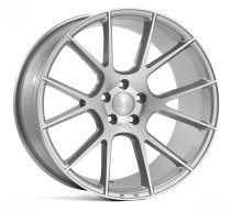 NEW 20 INCH VEEMANN V-FS23 ALLOY WHEELS IN SILVER MACHINED WITH DEEPER CONCAVE 10″ REARS 5x112
