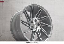 NEW 19" VEEMANN V-FS26 DIRECTIONAL ALLOY WHEELS IN SILVER POL WITH WIDER 9.5" REARS et42/40