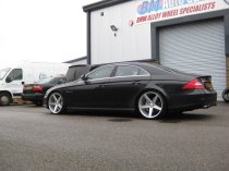 NEW 19 INCH VEEMANN V-FS8 ALLOY WHEELS IN SILVER MACHINED WITH DEEPER CONCAVE 9.5" REAR OPTION 5x112