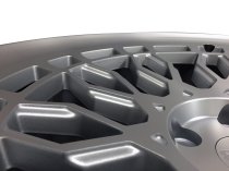 NEW 19 INCH RADI8 R8A10 ALLOY WHEELS IN MATT SILVER WITH MACHINED FACE AND DEEPER CONCAVE 10" REARS 5x112
