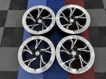 NEW 19 INCH RADI8 R8C5 ALLOY WHEELS IN GLOSS BLACK WITH MACHINED FACE AND DEEPER CONCAVE 10" REAR OPTION 5x112