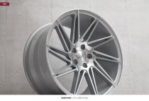 NEW 19 INCH VEEMANN V-FS26 DIRECTIONAL ALLOY WHEELS IN SILVER MACHINED WITH DEEPER CONCAVE 9.5" REARS 5x120