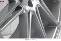 NEW 19 INCH VEEMANN V-FS26 DIRECTIONAL ALLOY WHEELS IN SILVER MACHINED WITH DEEPER CONCAVE 9.5" REARS 5x120