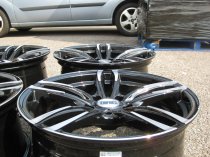 NEW 19 INCH DRC DMF 437 ALLOY WHEELS IN BLACK WITH POLISHED FACE AND DEEPER CONCAVE 9.5" REAR OPTION 5x120