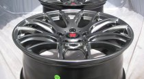 NEW 20" AXE CS LITE ALLOY WHEELS IN HYPER BLACK 8.5"ET38 ALL ROUND