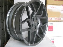 NEW 19" VEEMANN V-FS27R ALLOY WHEELS IN GLOSS GRAPHITE