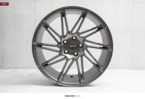 NEW 19 INCH VEEMANN V-FS26 DIRECTIONAL ALLOY WHEELS IN GLOSS GUNMETAL, DEEPER CONCAVE 9.5" REAR ALL ROUND 5x112