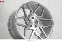 NEW 19" VEEMANN V-FS27R ALLOY WHEELS IN SILVER POL WITH WIDER 9.5" REARS et42/40-42
