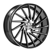 NEW 19" 1AV ZX1 DIRECTIONAL ALLOY WHEELS IN GLOSS BLACK WITH POLISHED FACE AND DEEPER CONCAVE 9.5" REAR OPTION