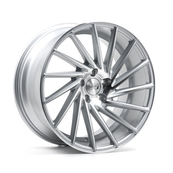 NEW 19 INCH 1AV ZX1 DIRECTIONAL ALLOY WHEELS IN SILVER WITH POLISHED FACE