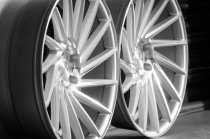 NEW 19 INCH 1AV ZX1 DIRECTIONAL ALLOY WHEELS IN SILVER WITH POLISHED FACE