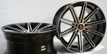 NEW 18 INCH AXE EX15 ALLOY WHEELS IN GLOSS BLACK WITH MACHINE POLISHED FACE