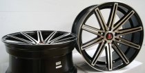 NEW 18" AXE EX15 CONCAVE ALLOY WHEELS IN GLOSS BLACK POLISH FACE