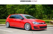NEW 18 INCH VEEMANN VC540 ALLOY WHEELS IN SILVER MACHINED WITH DEEPER CONCAVE 9" REARS 5x112
