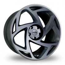 NEW 19 INCH RADI8 R8S5 ALLOY WHEELS IN DARK MIST WITH MACHINED FACE 5x112