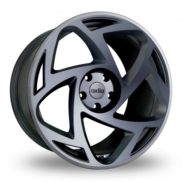 NEW 19 INCH RADI8 R8S5 ALLOY WHEELS IN DARK MIST WITH MACHINED FACE 5x112