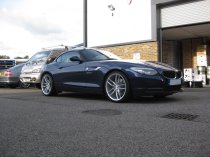 NEW 19 INCH VEEMANN V-FS28 ALLOY WHEELS IN SILVER MACHINED WITH DEEPER CONCAVE 9.5" REARS 5x112